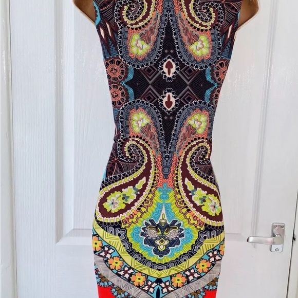 Joseph Ribkoff sexy colorful HTF stretch sz 8 suit dress NWOT! 🔥 - Picture 7 of 12